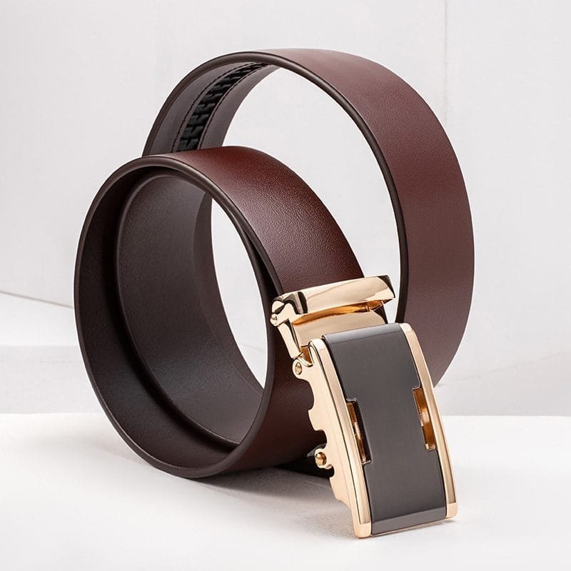 Full Grain Cowhide Leather Man Real Leather Belt Article: BT-ML003