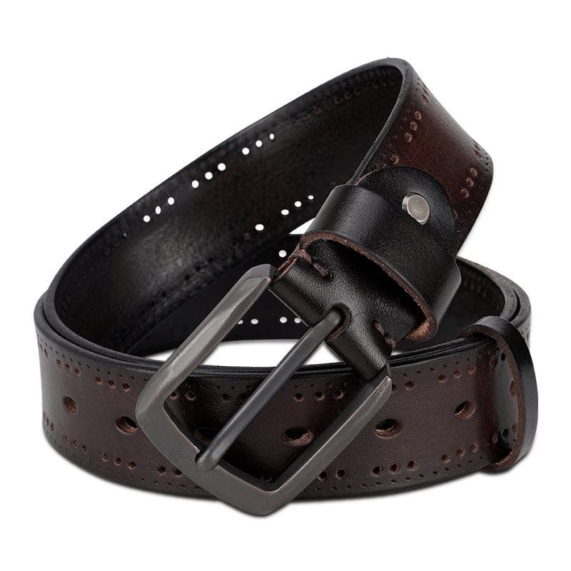 Full Grain Cowhide Leather Man Real Leather Belt Article: BT-ML005