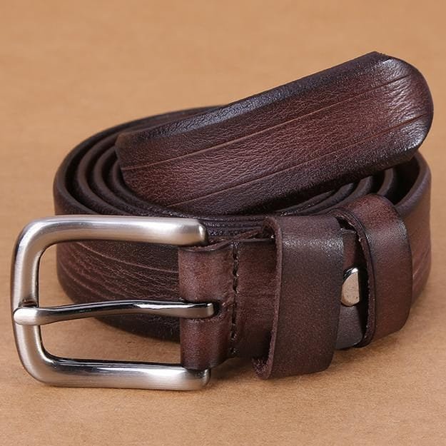Full Grain Cowhide Leather Man Real Leather Belt Article: BT-ML010