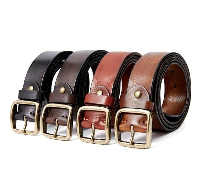 Full Grain Cowhide Leather Man Real Leather Belt Article: BT-ML012