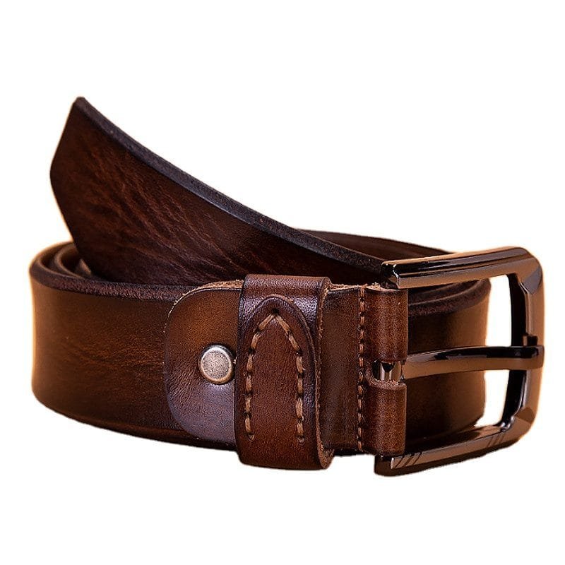 Full Grain Cowhide Leather Man Real Leather Belt Article: BT-ML014