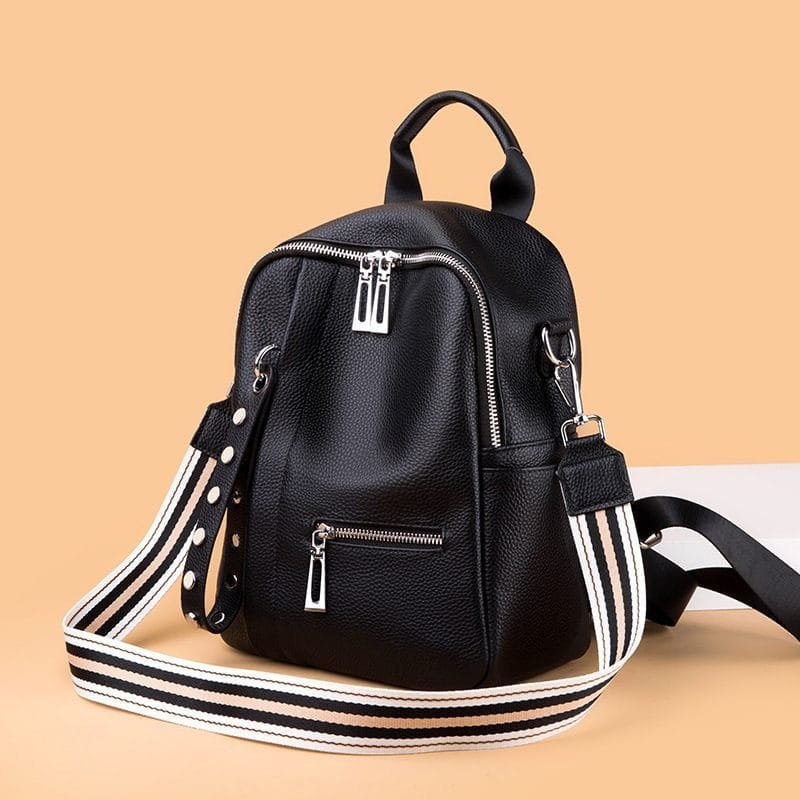 High Quality Women Vintage Full Grain Cowhide Leather Office Laptop College Backpack Article: BPKW-FL007 - Image 6