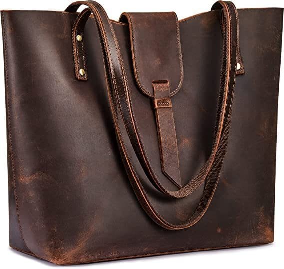 Tote Bag for Women Large Shoulder Handbag Work Full Grain Cowhide Leather Article: HT-FL001