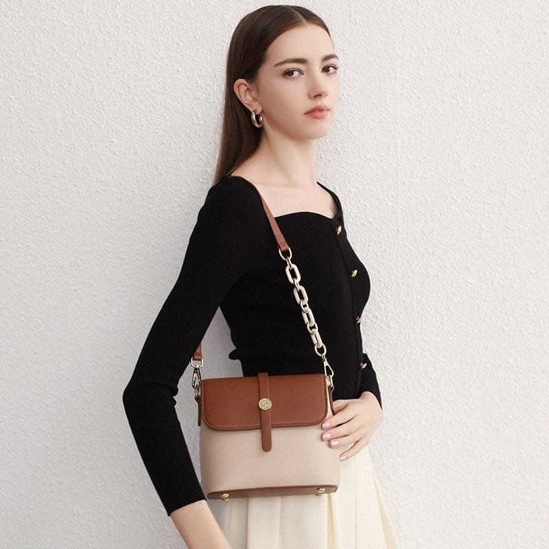 Tote Bag for Women Large Shoulder Handbag Work Full Grain Cowhide Leather Article: HT-FL006 - Image 6