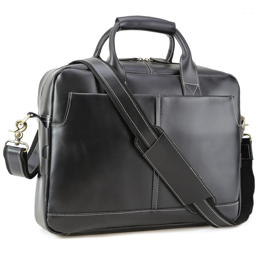 High Quality Laptop Messenger Bag Full Grain Leather Cowhide Briefcases for Men Article: MGR-UL003
