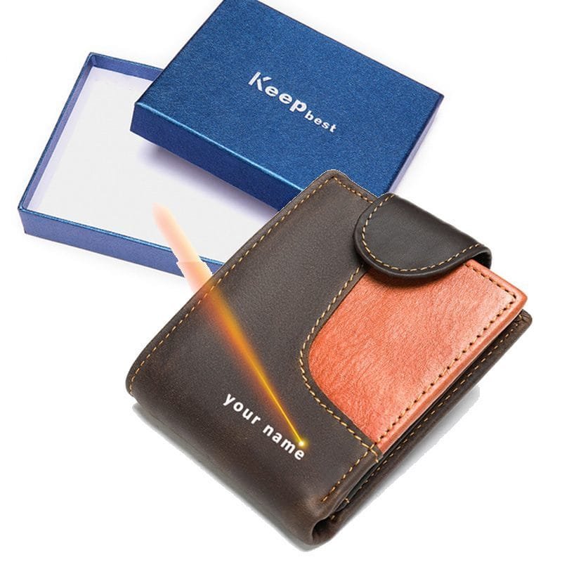 Full Grain Cowhide Leather Man Real Leather Wallet Article: WLT-ML008