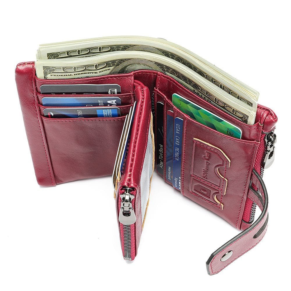 Full Grain Cowhide Leather Man Real Leather Wallet Article: WLT-ML018