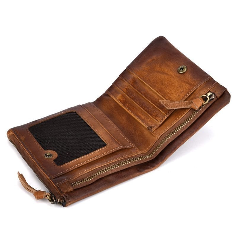 Full Grain Cowhide Leather Man Real Leather Wallet Article: WLT-ML020 - Image 6