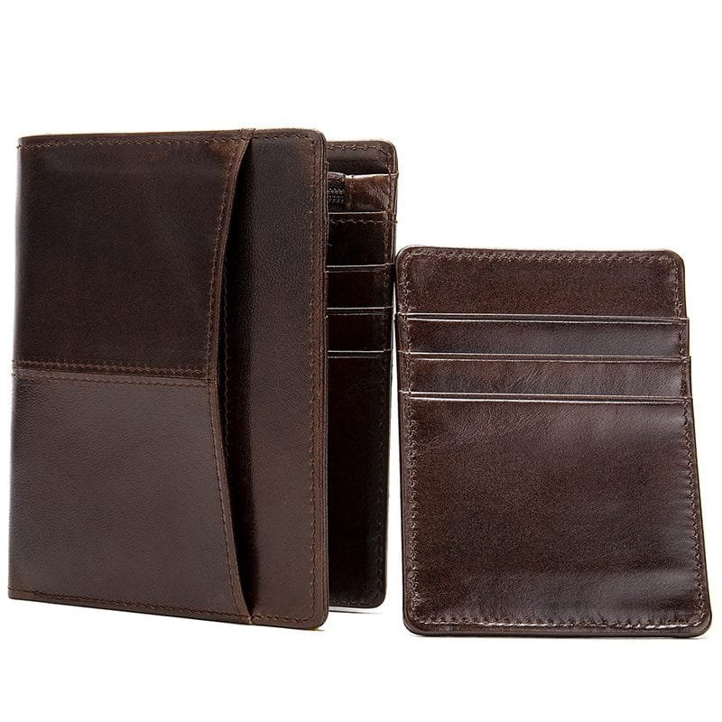 Full Grain Cowhide Leather Man Real Leather Wallet Article: WLT-ML022