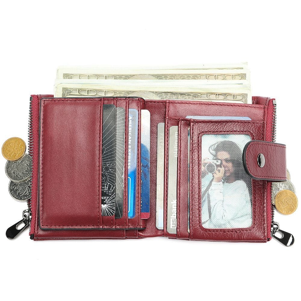 Full Grain Cowhide Leather Man Real Leather Wallet Article: WLT-ML028