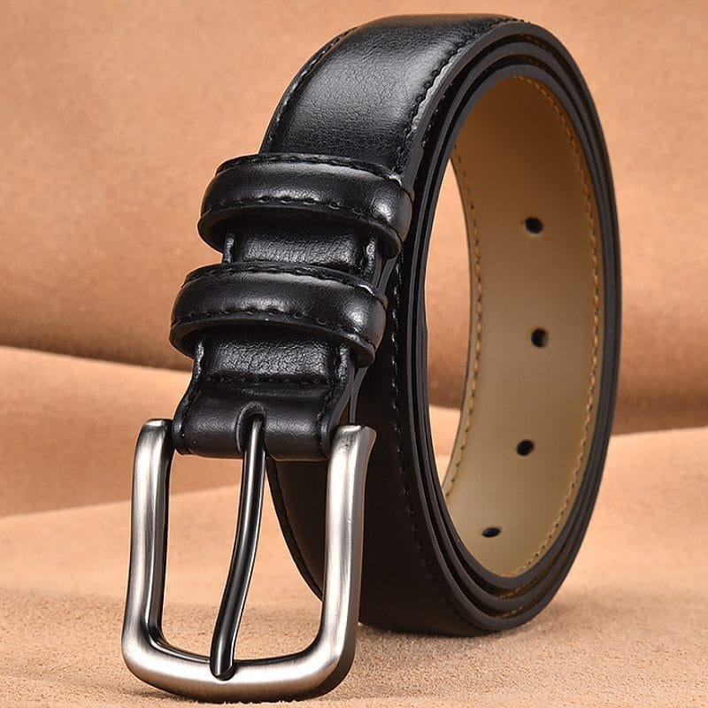 Full Grain Cowhide Leather Man Real Leather Belt Article: BT-ML004 - Image 6