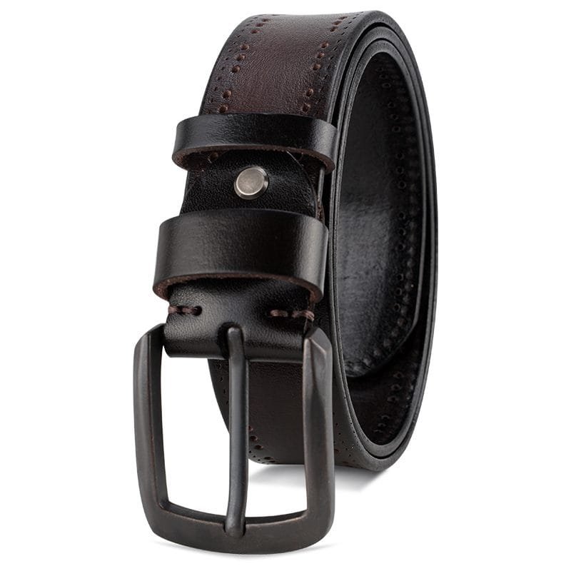 Full Grain Cowhide Leather Man Real Leather Belt Article: BT-ML005