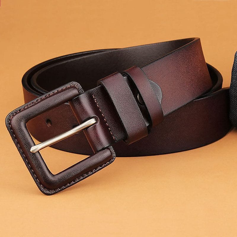 Full Grain Cowhide Leather Man Real Leather Belt Article: BT-ML015