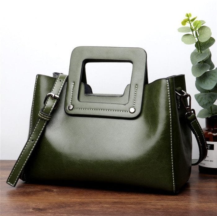 Tote Bag for Women Large Shoulder Handbag Work Full Grain Cowhide Leather Article: HT-FL003 - Image 3