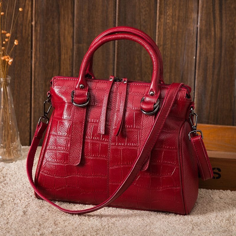 Tote Bag for Women Large Shoulder Handbag Work Full Grain Cowhide Leather Article: HT-FL004