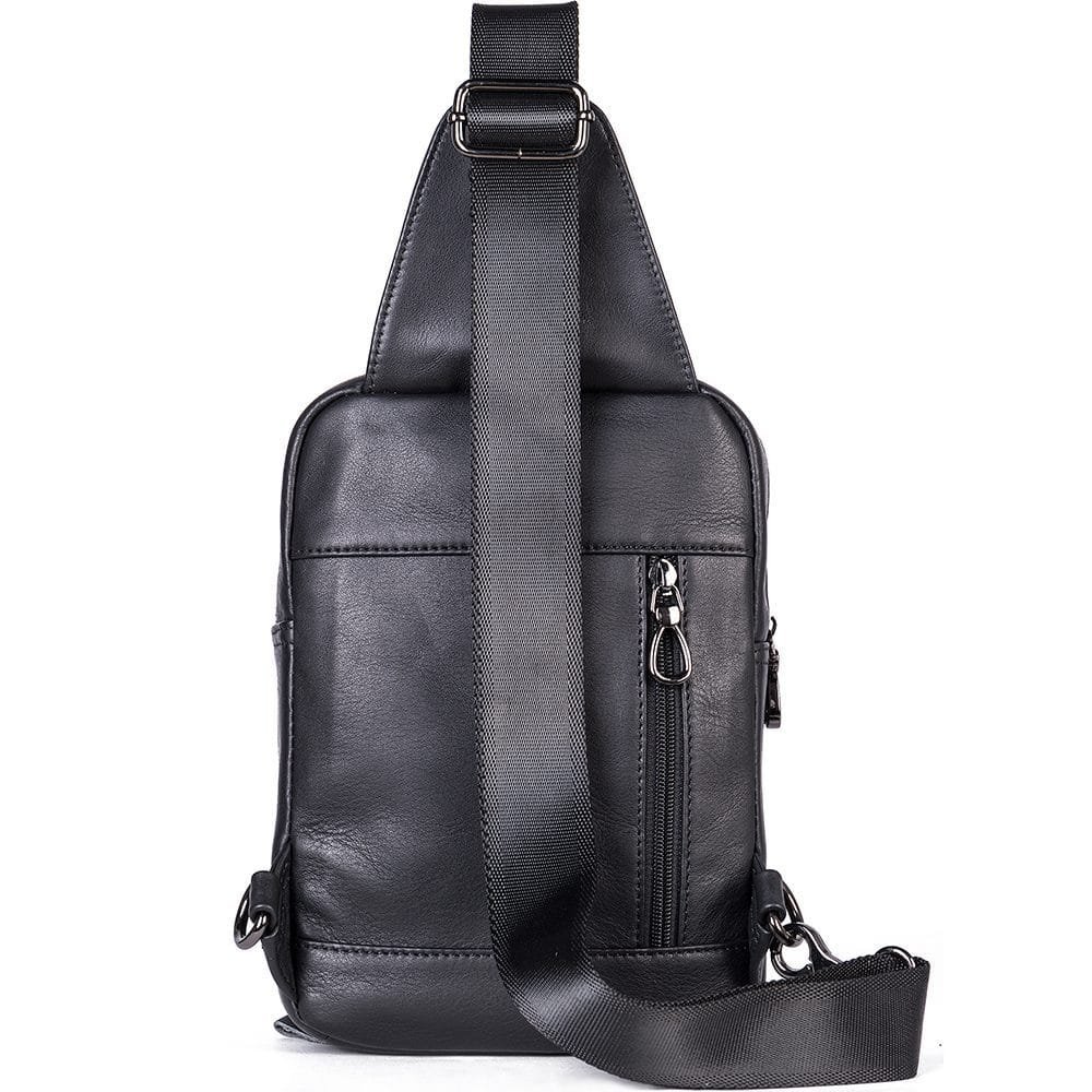 Full Grain Cowhide Leather Crossbody Sling Chest Pack One Shoulder Bag Article: SCB-ML020
