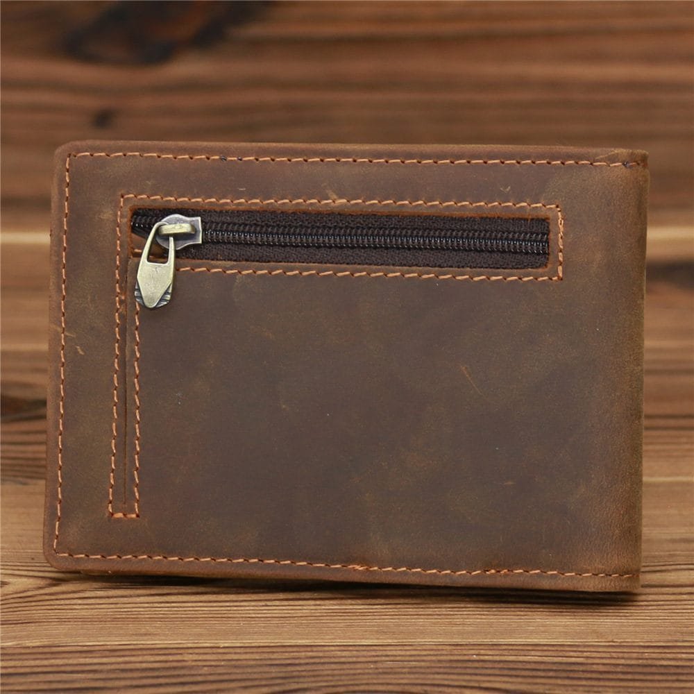 Full Grain Cowhide Leather Man Real Leather Wallet Article: WLT-ML011
