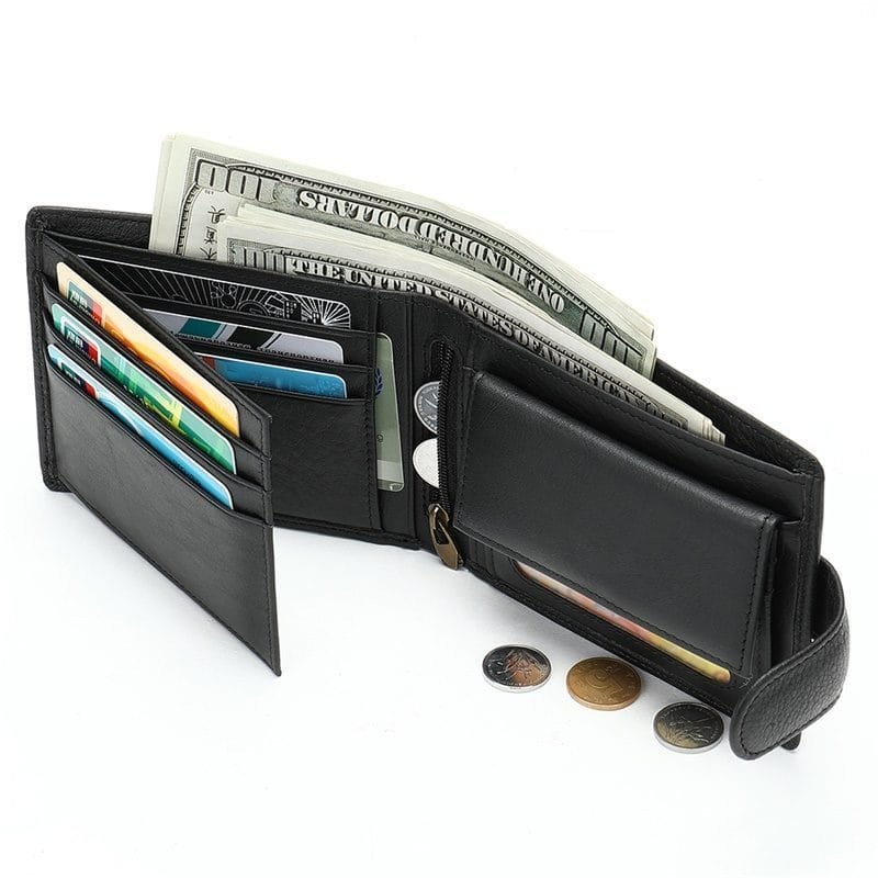 Full Grain Cowhide Leather Man Real Leather Wallet Article: WLT-ML015