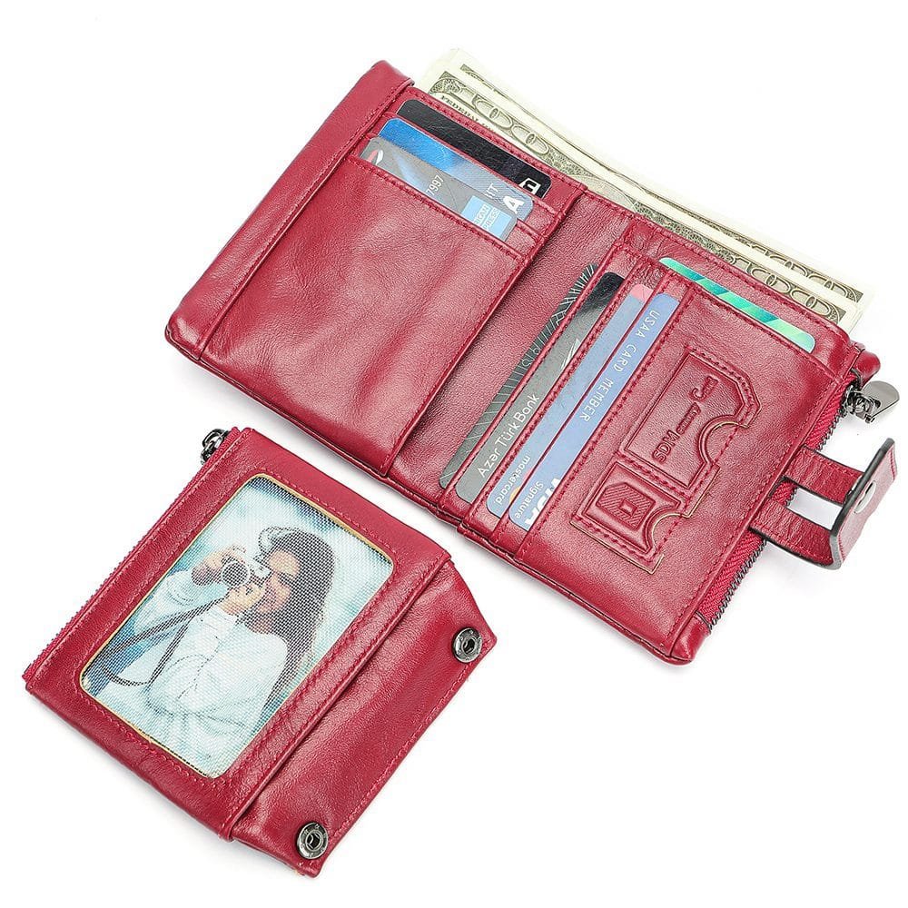 Full Grain Cowhide Leather Man Real Leather Wallet Article: WLT-ML018 - Image 3