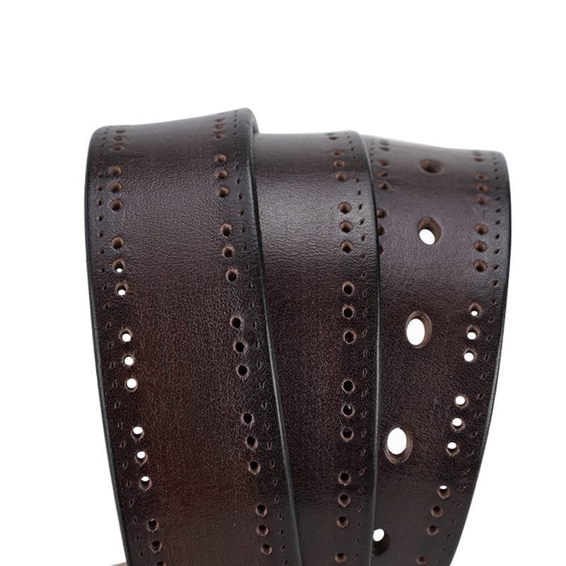 Full Grain Cowhide Leather Man Real Leather Belt Article: BT-ML005 - Image 5