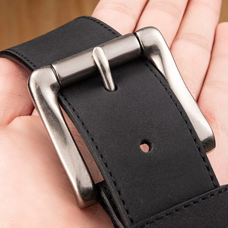 Full Grain Cowhide Leather Man Real Leather Belt Article: BT-ML011 - Image 6