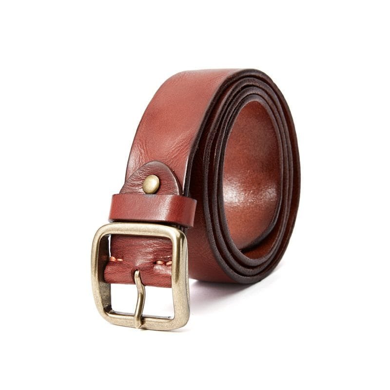 Full Grain Cowhide Leather Man Real Leather Belt Article: BT-ML012 - Image 3