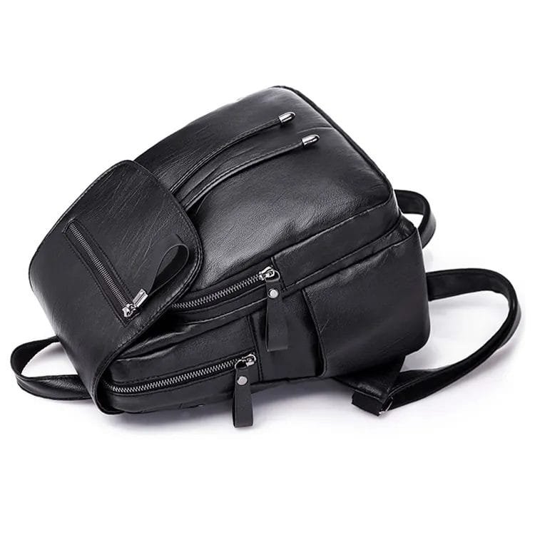 High Quality Women Vintage Full Grain Cowhide Leather Office Laptop College Backpack Article: BPKW-FL001 - Image 6