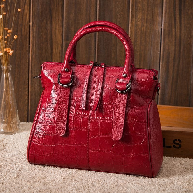 Tote Bag for Women Large Shoulder Handbag Work Full Grain Cowhide Leather Article: HT-FL004 - Image 3