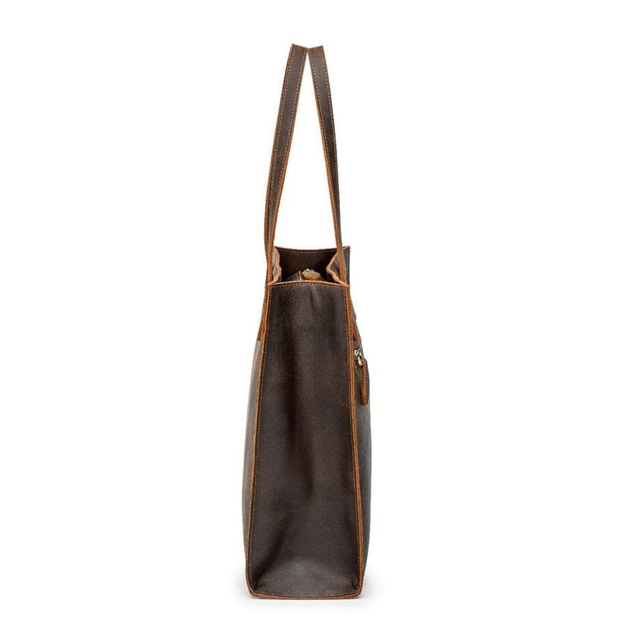 Tote Bag for Women Large Shoulder Handbag Work Full Grain Cowhide Leather Article: HT-FL005 - Image 3