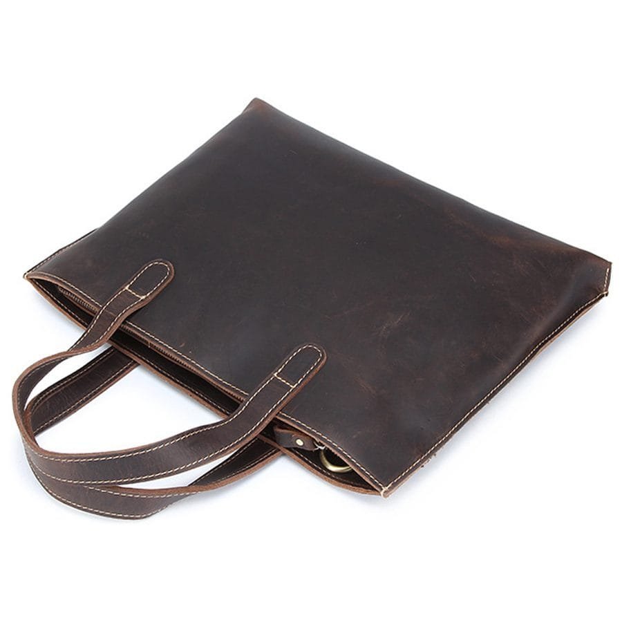 Tote Bag for Women Large Shoulder Handbag Work Full Grain Cowhide Leather Article: HT-FL008 - Image 3