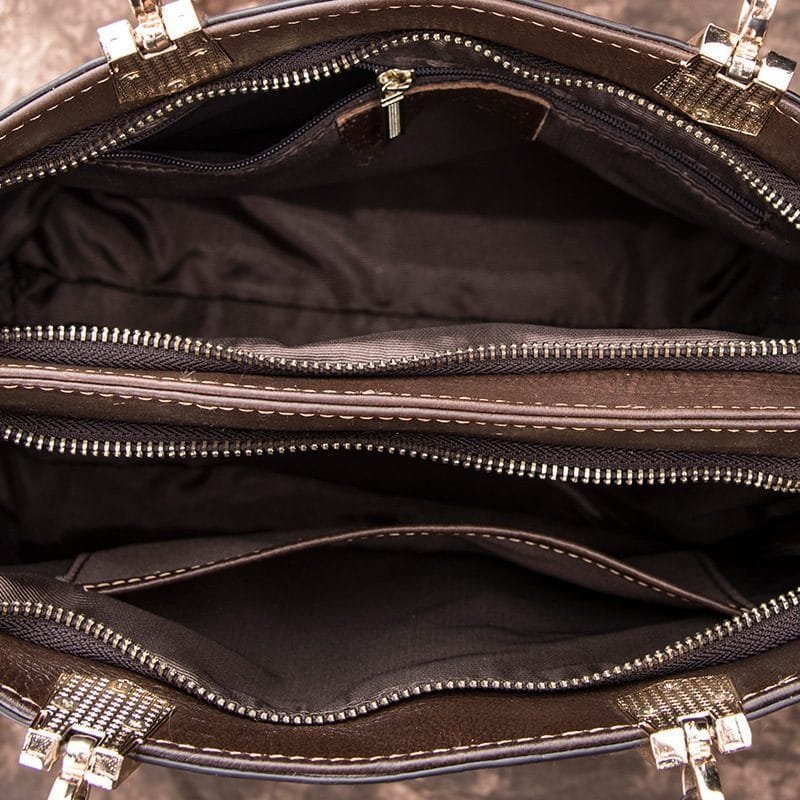 Tote Bag for Women Large Shoulder Handbag Work Full Grain Cowhide Leather Article: HT-FL015 - Image 3