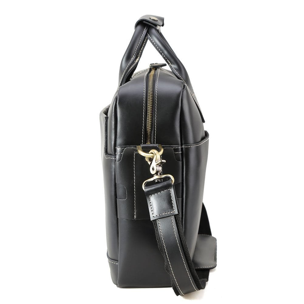 High Quality Laptop Messenger Bag Full Grain Leather Cowhide Briefcases for Men Article: MGR-UL003 - Image 3