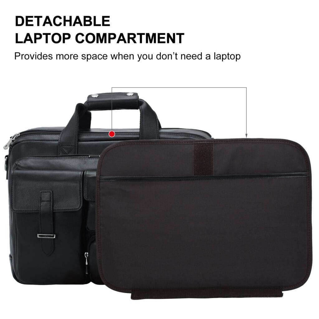 High Quality Laptop Messenger Bag Full Grain Leather Cowhide Briefcases for Men Article: MGR-UL007 - Image 6
