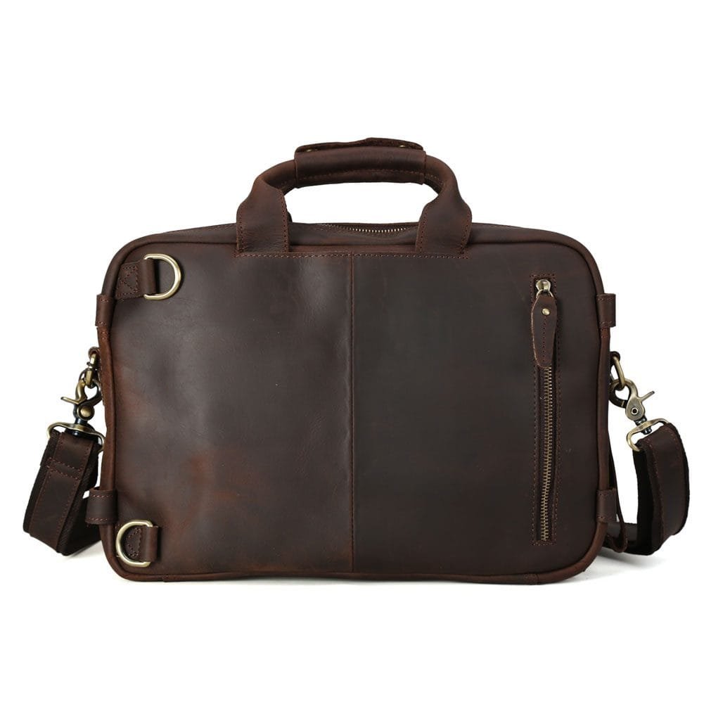 High Quality Laptop Messenger Bag Full Grain Leather Cowhide Briefcases for Men Article: MGR-UL014 - Image 6