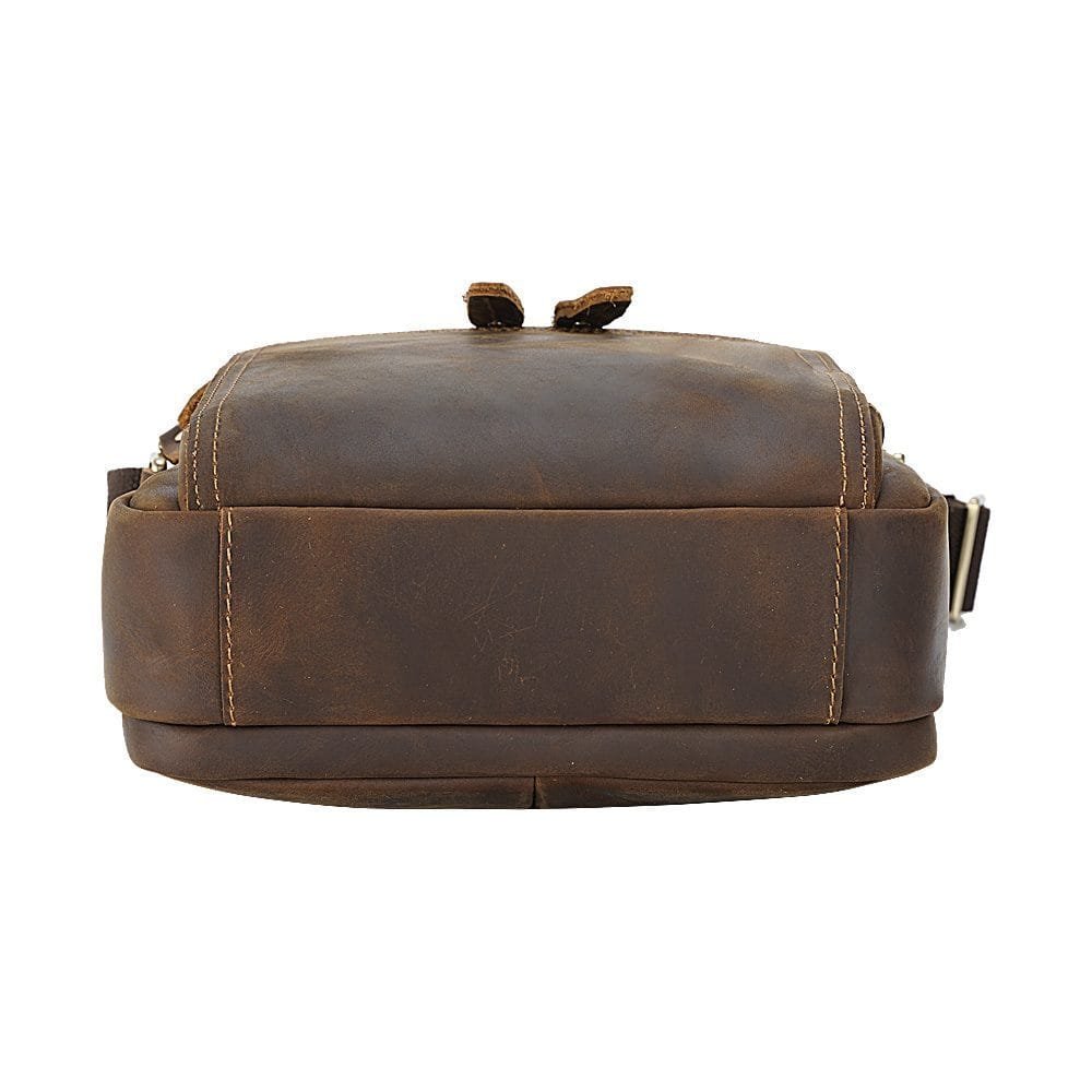 Full Grain Cowhide Leather Handmade Men Messenger Crossbody Satchel Bag Article: SCB-ML015 - Image 6