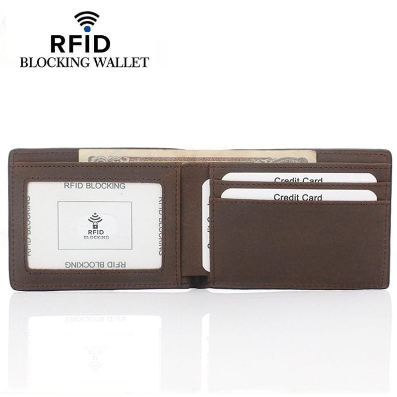 Full Grain Cowhide Leather Man Real Leather Wallet Article: WLT-ML001 - Image 5