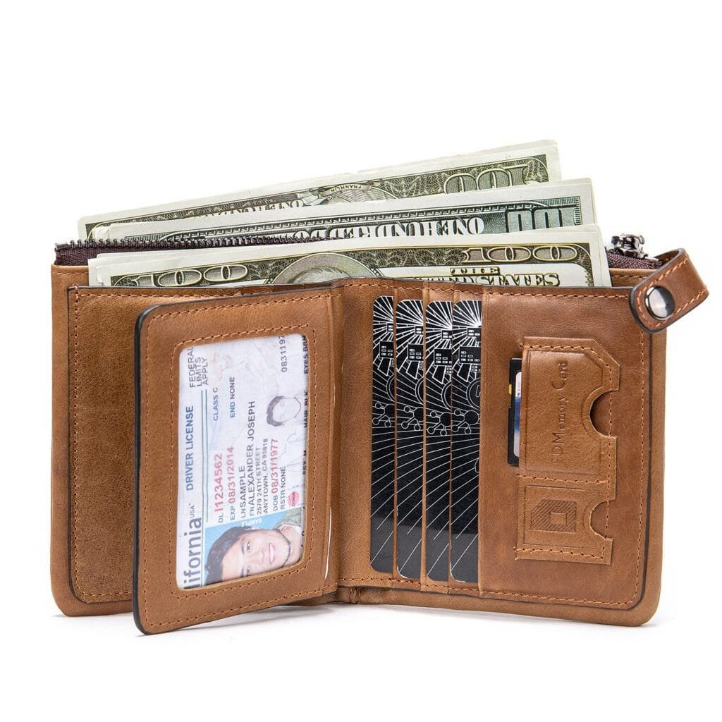 Full Grain Cowhide Leather Man Real Leather Wallet Article: WLT-ML005 - Image 6