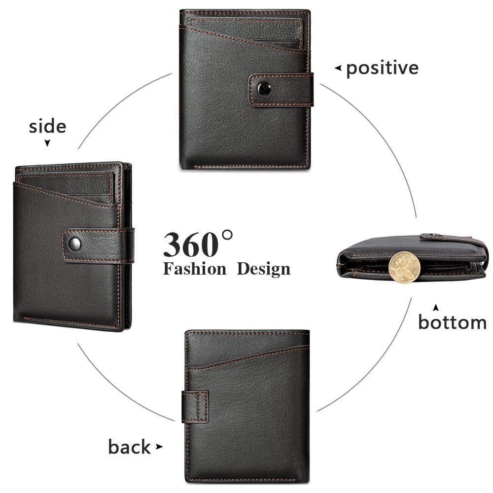 Full Grain Cowhide Leather Man Real Leather Wallet Article: WLT-ML016 - Image 6