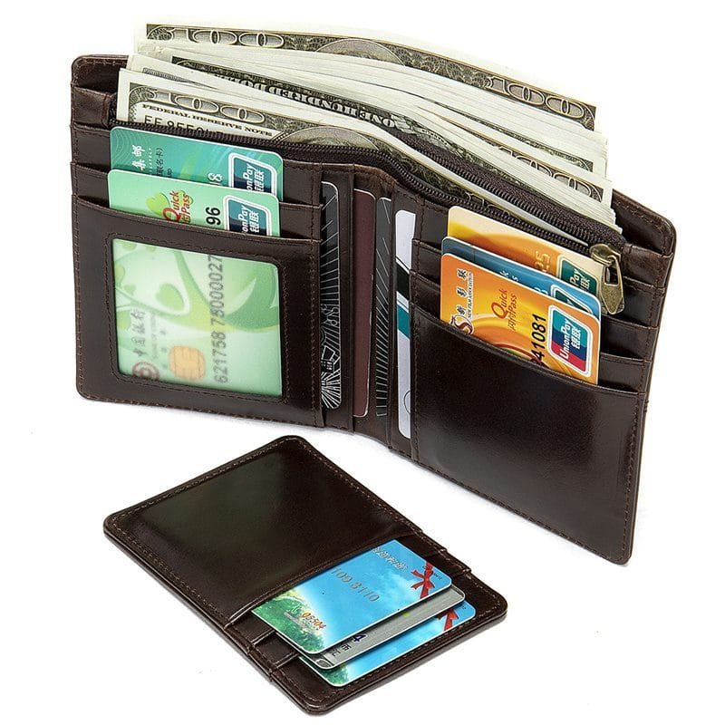 Full Grain Cowhide Leather Man Real Leather Wallet Article: WLT-ML022 - Image 5