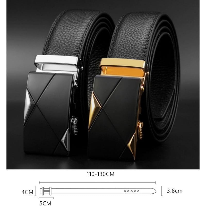 Full Grain Cowhide Leather Man Real Leather Belt Article: BT-ML001 - Image 5