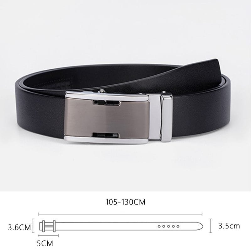 Full Grain Cowhide Leather Man Real Leather Belt Article: BT-ML003 - Image 4