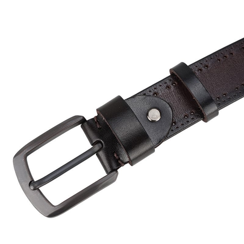 Full Grain Cowhide Leather Man Real Leather Belt Article: BT-ML005 - Image 4