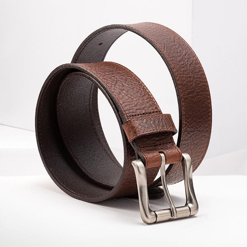 Full Grain Cowhide Leather Man Real Leather Belt Article: BT-ML011 - Image 5