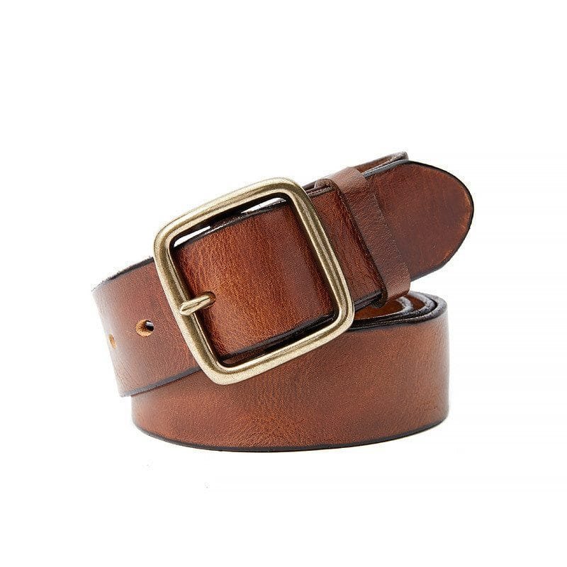 Full Grain Cowhide Leather Man Real Leather Belt Article: BT-ML012 - Image 4