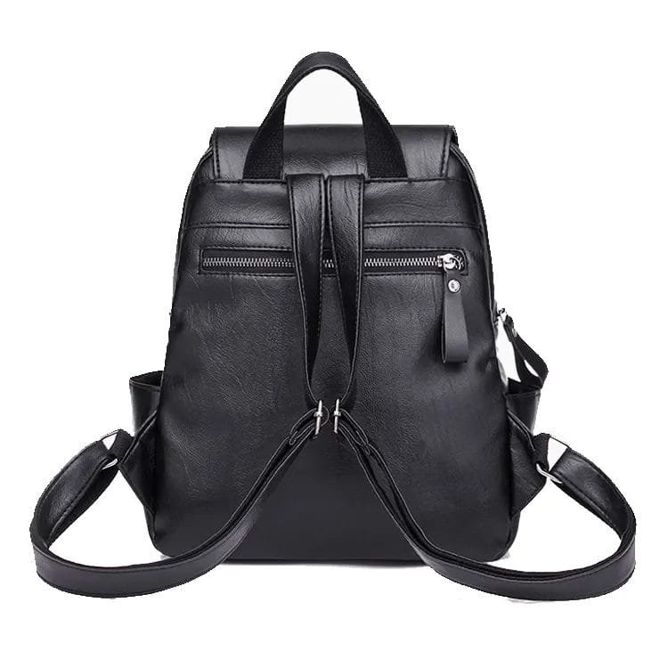 High Quality Women Vintage Full Grain Cowhide Leather Office Laptop College Backpack Article: BPKW-FL001 - Image 5