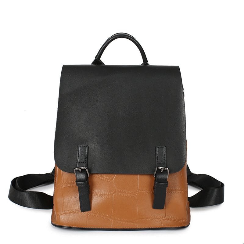 High Quality Women Vintage Full Grain Cowhide Leather Office Laptop College Backpack Article: BPKW-FL005