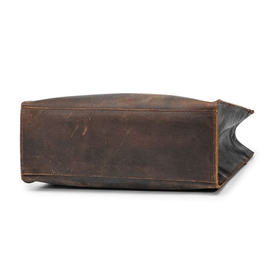 Tote Bag for Women Large Shoulder Handbag Work Full Grain Cowhide Leather Article: HT-FL005 - Image 4
