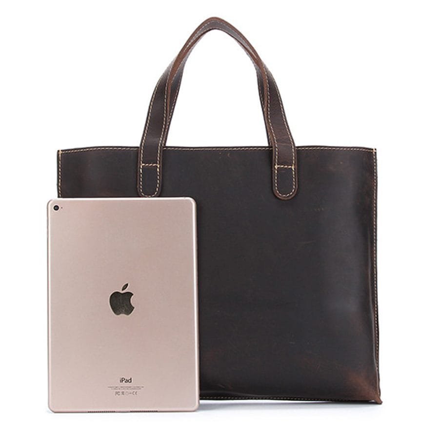 Tote Bag for Women Large Shoulder Handbag Work Full Grain Cowhide Leather Article: HT-FL008 - Image 4