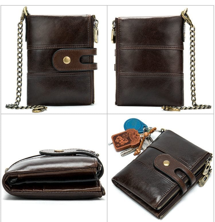 Full Grain Cowhide Leather Man Real Leather Wallet Article: WLT-ML002 - Image 4
