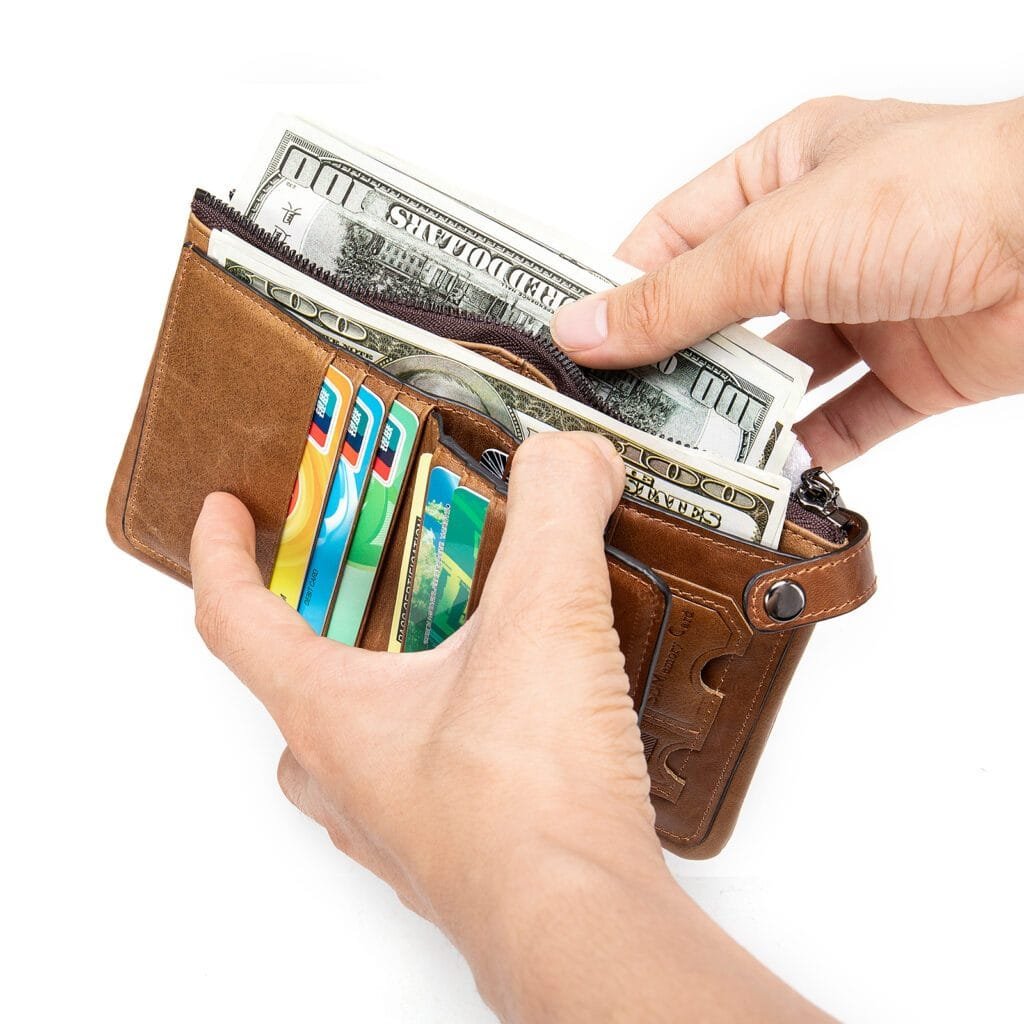 Full Grain Cowhide Leather Man Real Leather Wallet Article: WLT-ML005 - Image 5